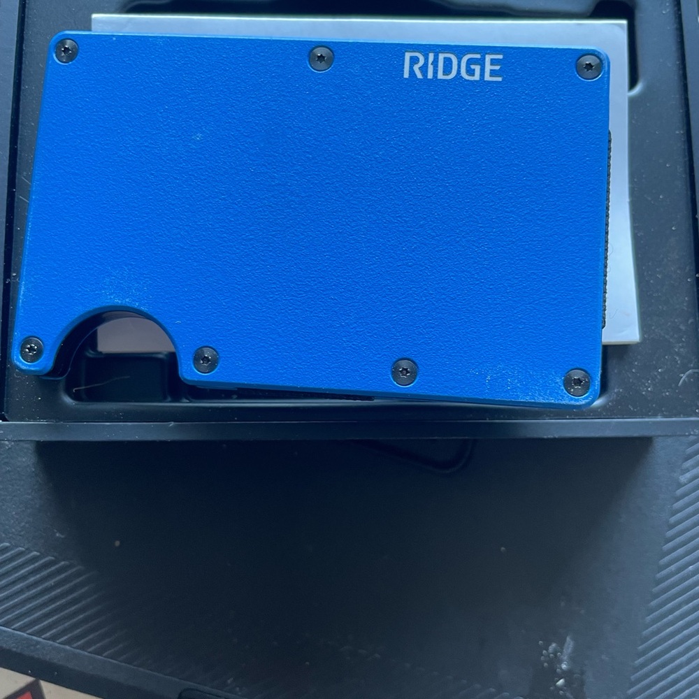 Ridge Blue Wallet for Men